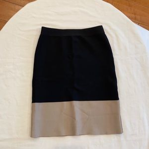 BCBGMaxAzria Joelle colorblock mini bandage skirt